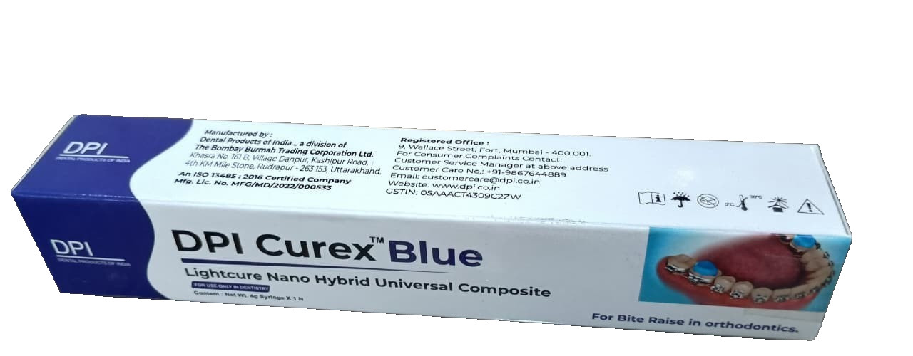DPI Curex Blue Light Cure Nano Hybrid Composite 4g – Free Shipping