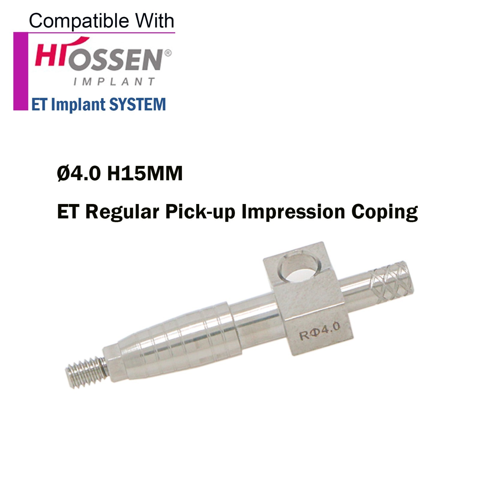 US Dental Hiossen Osstem M/R Transfer lmpression Coping Open/Closed Tray Analog