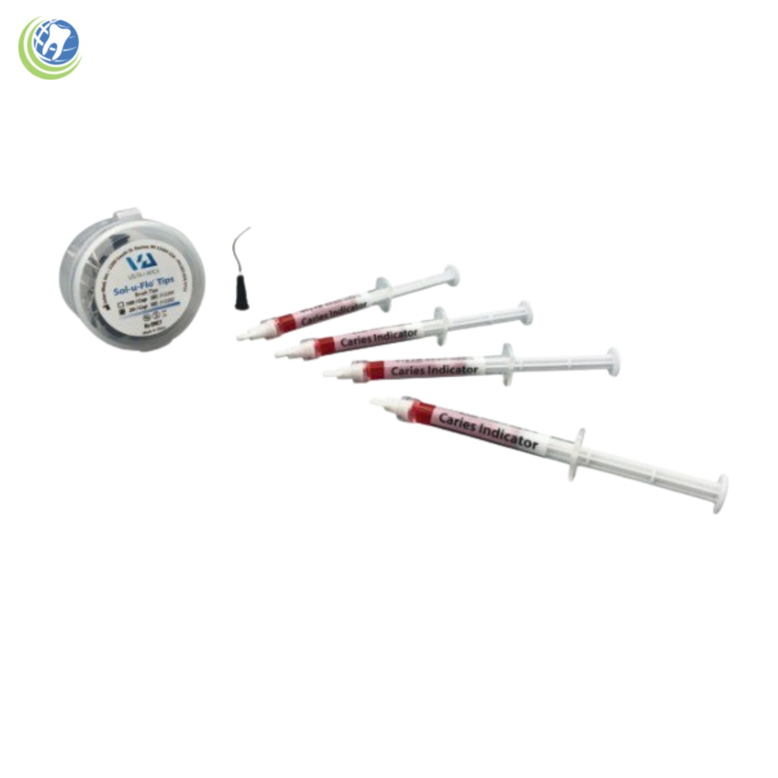 Vista Dental Vista-Red Caries Indicator Glycol Refill 4 Syringe Pack
