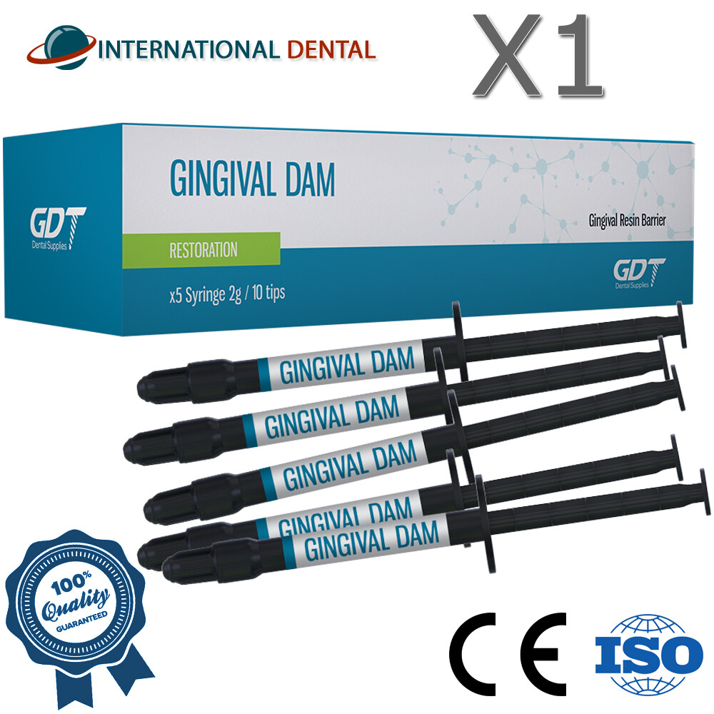 Gingival Dam Resin Barrier Dental Teeth Whitening Gum Protector Restoration Blue