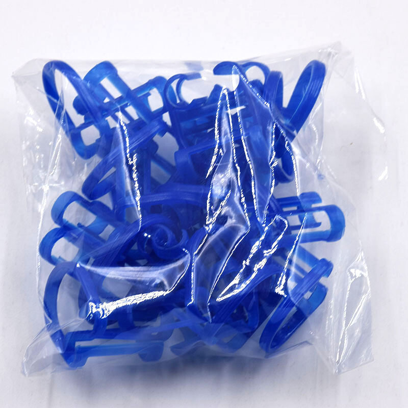 Dental Roll Equipment Orthodontic Disposable Cotton Brown/Blue/Grey Holder Clips