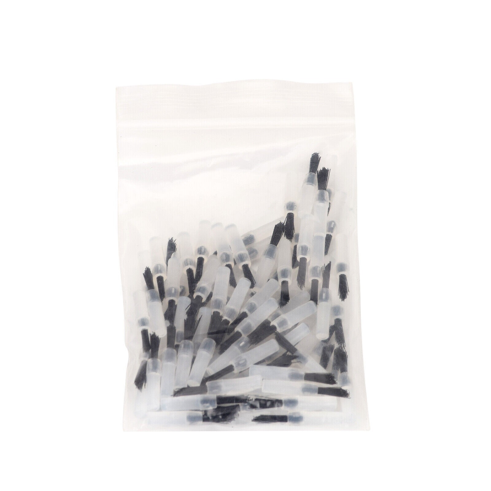 100Pcs Dental Disposable Composite Brush Tips Mini Applicator Brush Tips Handle