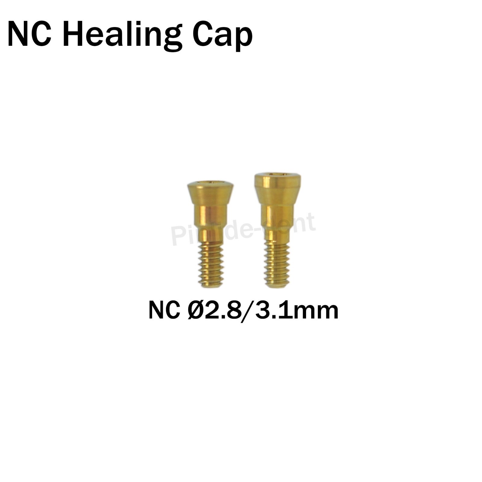 Dental Healing Abutment NC Ø3.6/4.8mm Dia Cover Screw fits ITI Straumann BL/BLT