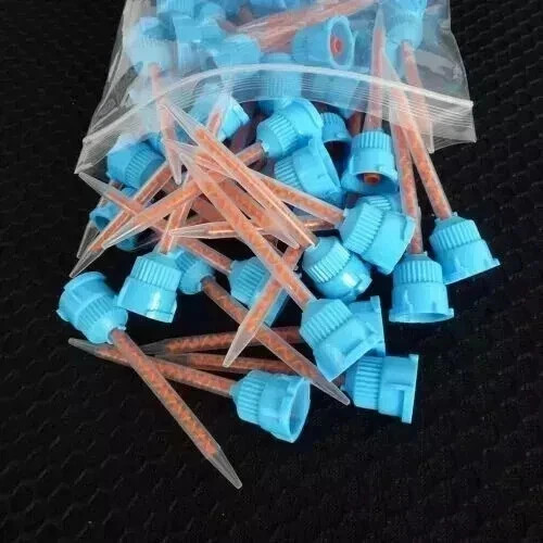50 BLUE / Orange Integrity Luxatemp Protemp Temp C&B MIXING TIPS10:1/4:1mix tips