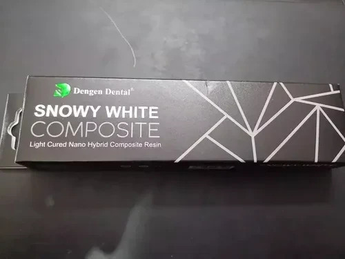 3 x Dental SNOWY WHITE BLEACH Light Cured Nano Hybrid Restorative Composite