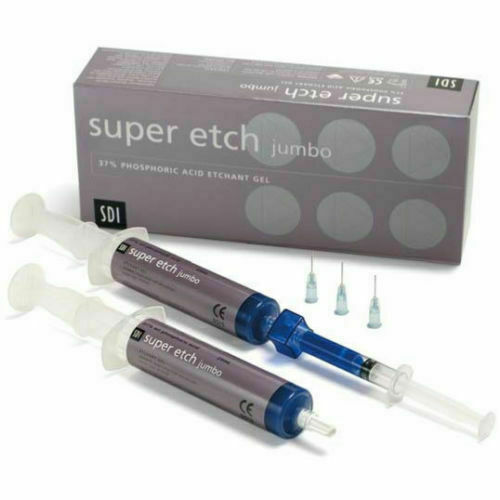 SDI Dental Super Etch Jumbo 37% Phosforic Asid Gel Etchant to Clean Porcelain