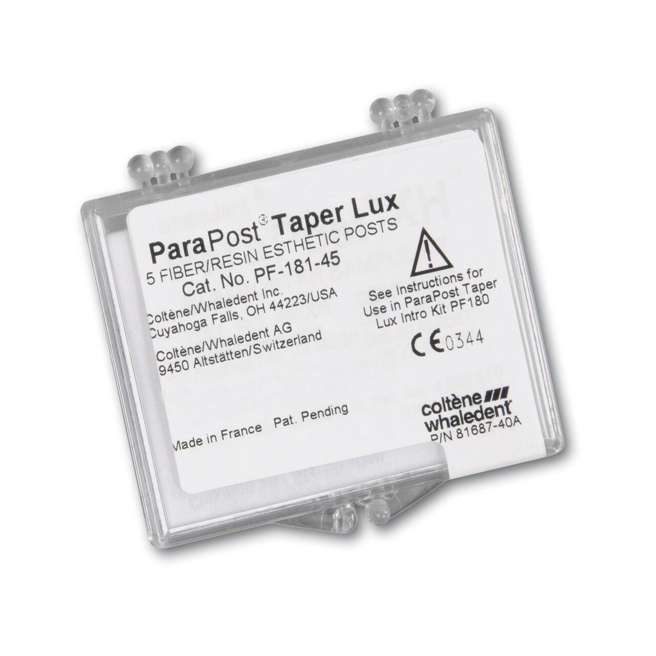 Coltene Whaledent PF181-5.5 ParaPost Taper Lux Fiber Resin Posts Size #5.5 5/Pk