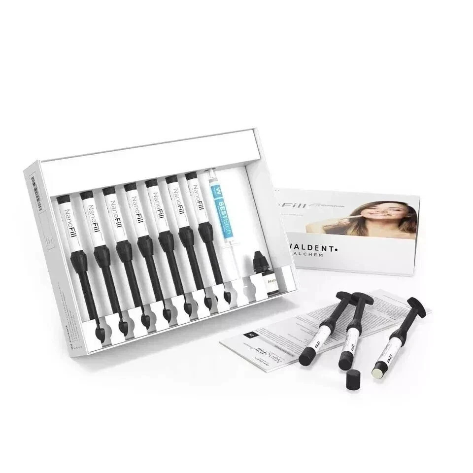 Waldent NanoFill Light Cure Radiopaque Zirconium Composite Kit 7 x 4g Syr.
