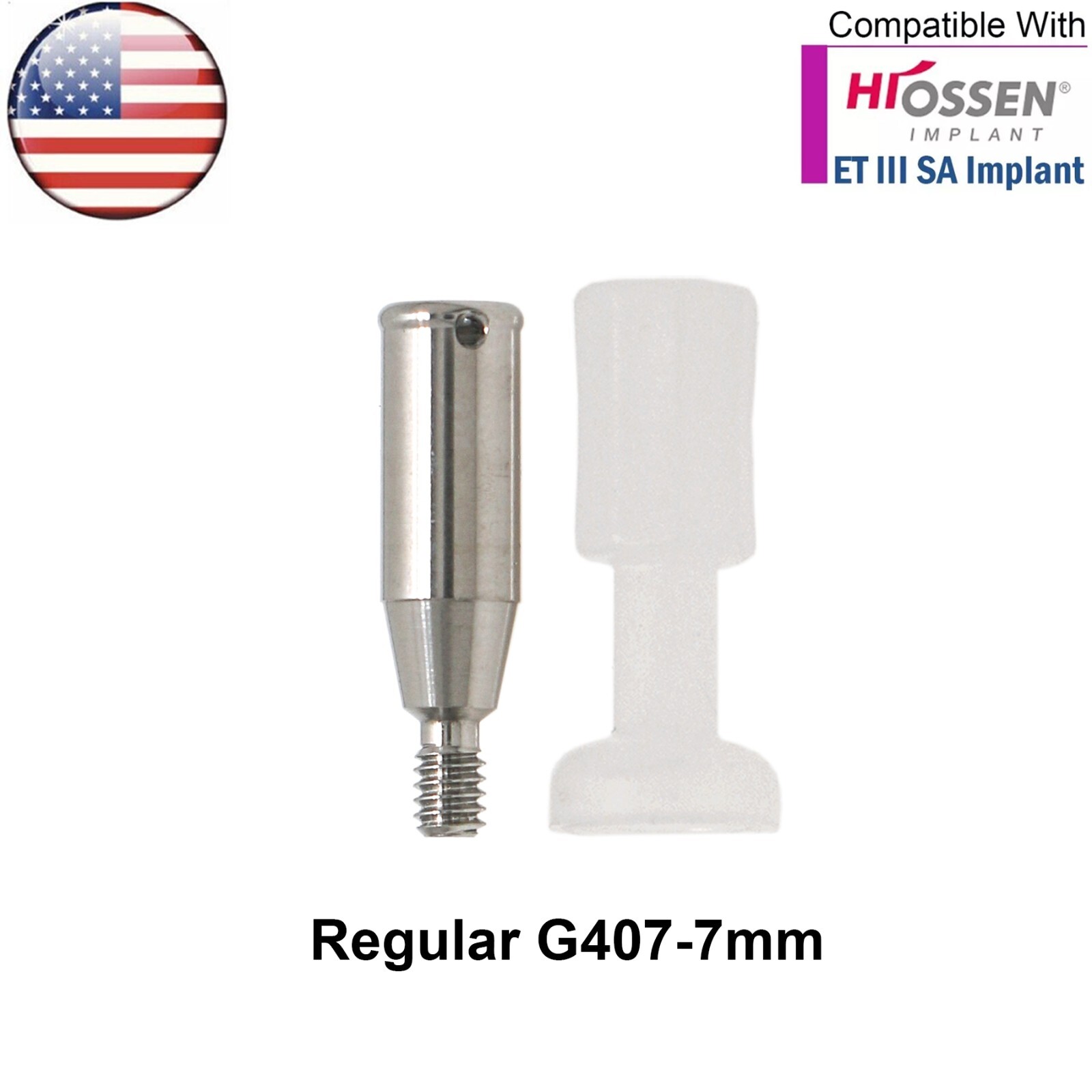 US Dental Locator Regular Abutment Attachment fits Hiossen Osstem ET Implant Sys