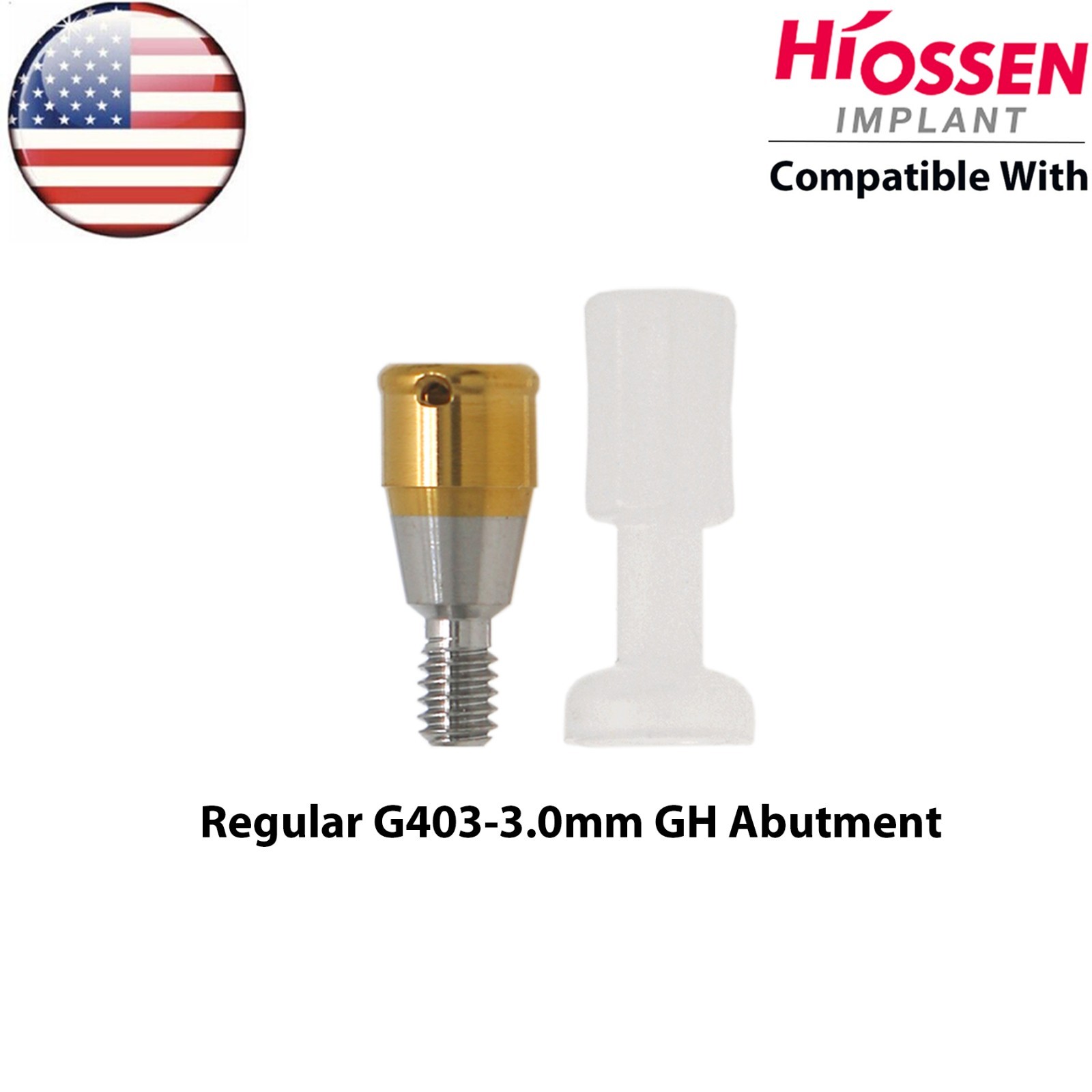 US Overdenture Locator Abutment Mini/Regular Fit Hiossen ET/Osstem TS Platform