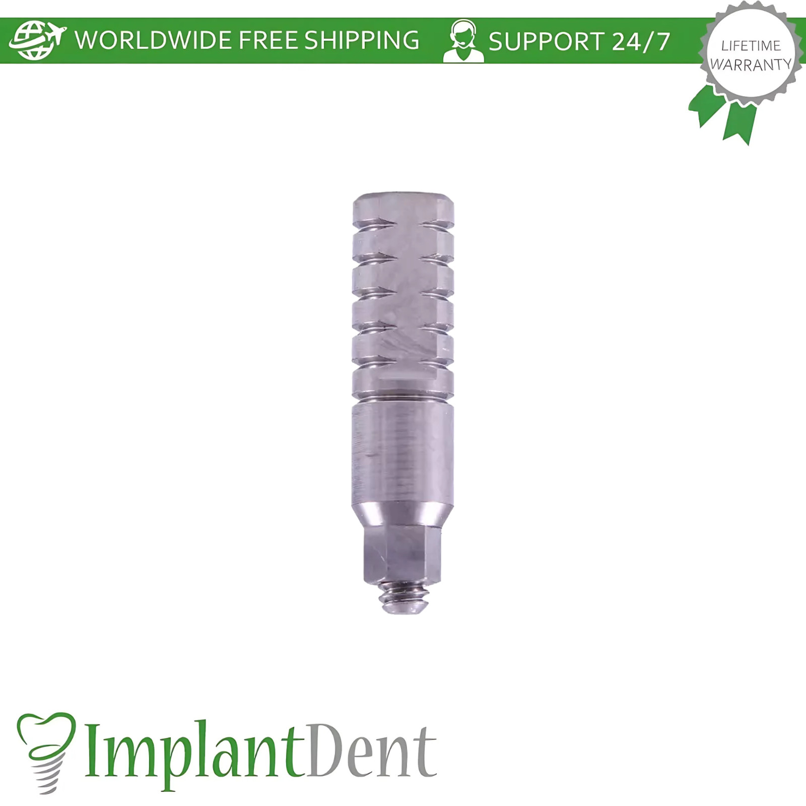 10x Slim Spiral Dental Fixture Full Set Int Hex Connection System 2.0mm Titanium