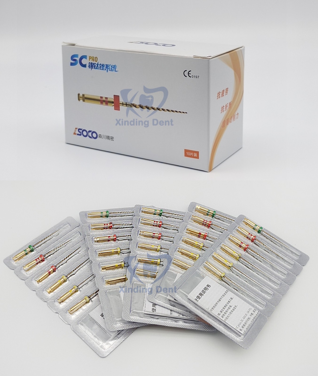 COXO SC PRO Endo Files 21/25mm Rotary Nickel Titanium Root Canal Files