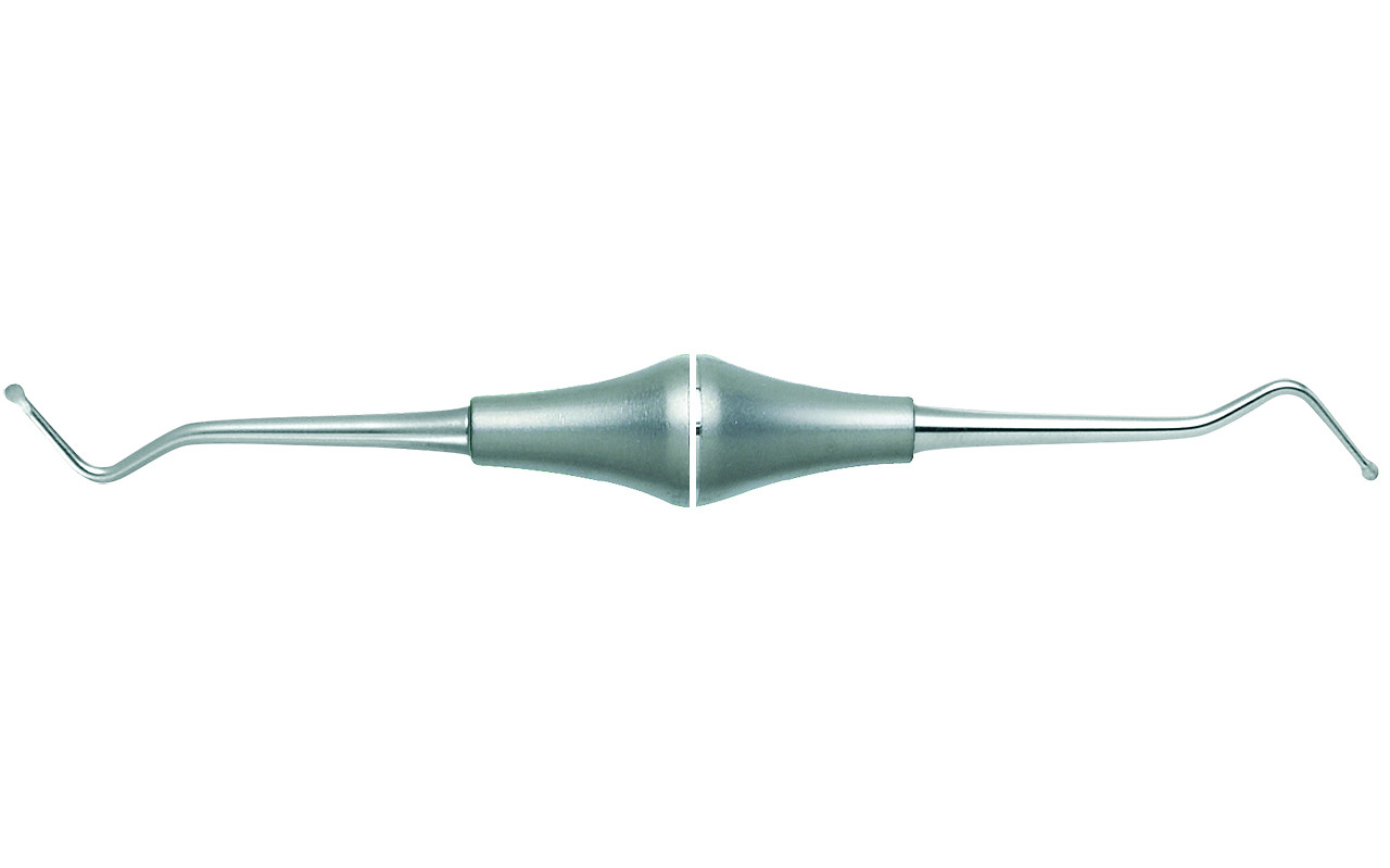 Nordent Excavator, DE, Spoon #1 (1.2 mm Head Size #17), DuraLite Round Handle