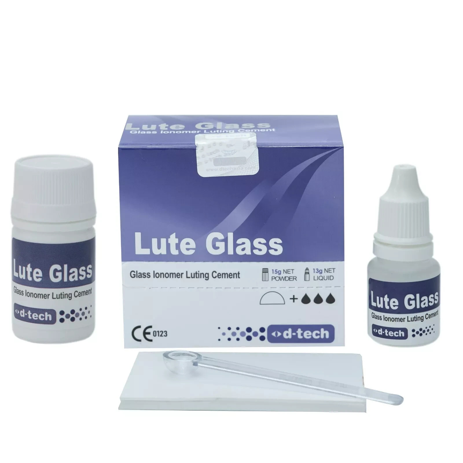 D Tech Lute Glass Dental Glass Ionomer Luting Cement GIC Crown Bridge Bonding