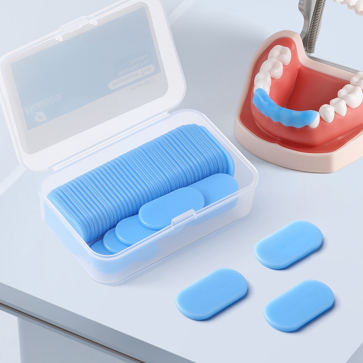 50PCS Dental Temporary Crown Thermoplastic Impression Tray Molding Polymer Sheet