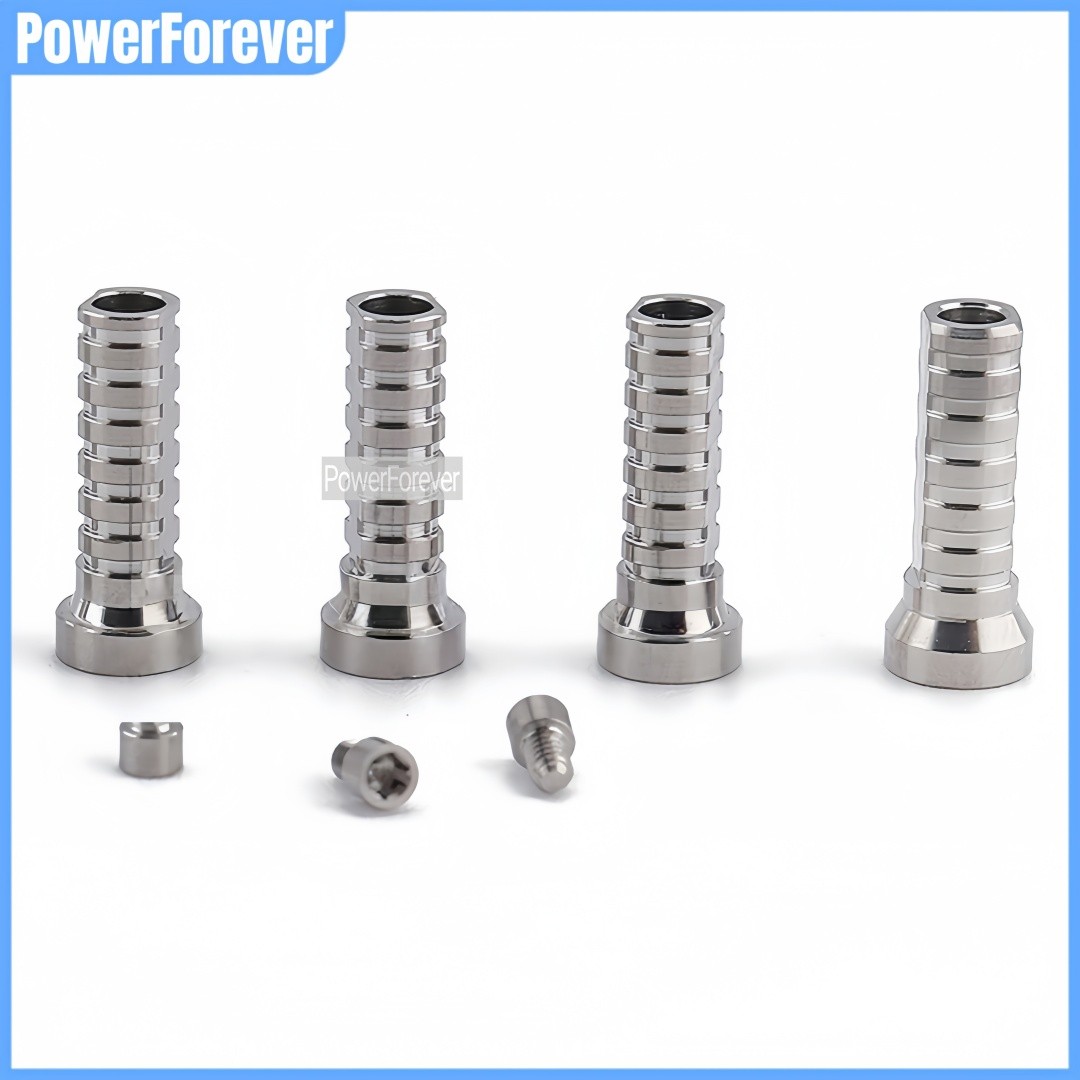 50Pcs Titanium Temporary Cylinder MU Sleeve Multi Unit Abutment Fits OSS/NOB/ITI