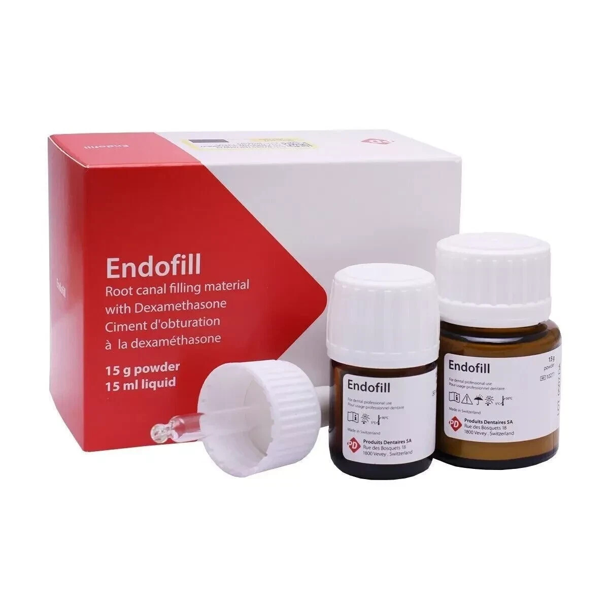 PD Swiss Endofill Radiopaque Permanent Root Canal Filling Material 15g Free Ship