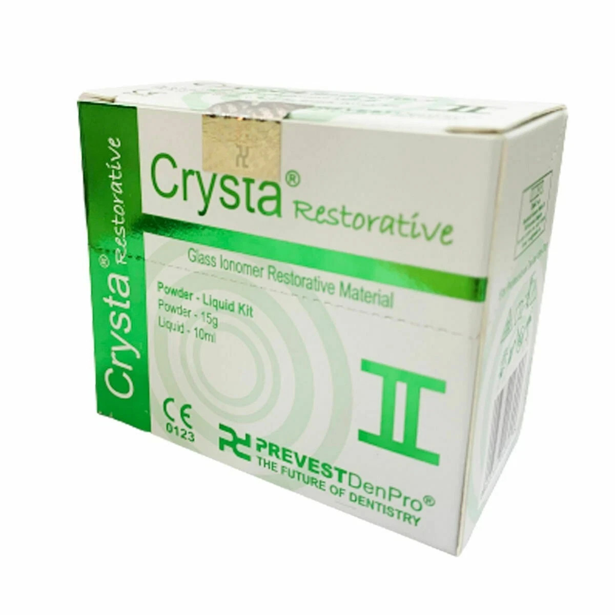 Dental Radiopaque Glass Ionomer Filling Material Micron 2 /CRYSTA 2 Prevest F.S