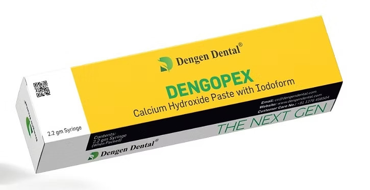 Dental DENGOPEX Premixed Oil Based Calcium Hydroxide Paste With Iodoform 2.2gm