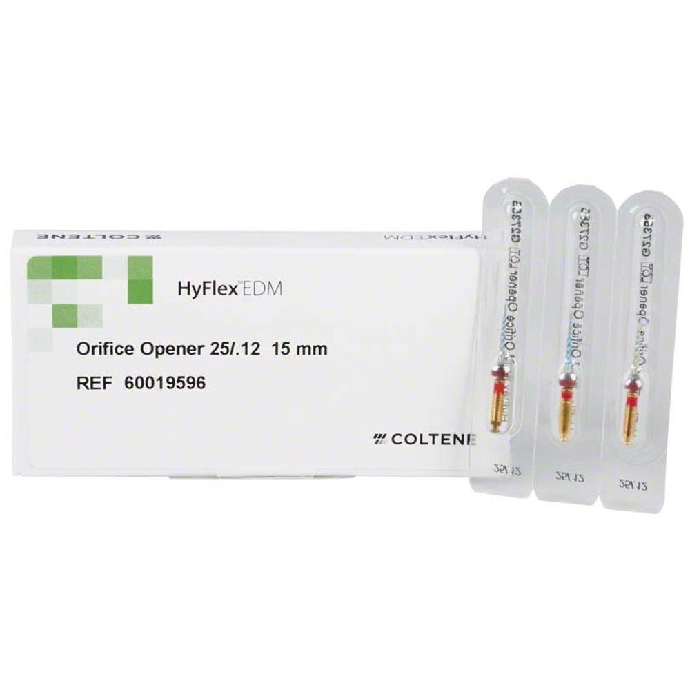 Coltene Hyflex EDM Ni – Ti Heat Treated Roatry Files Finishing Set of 3 Files.