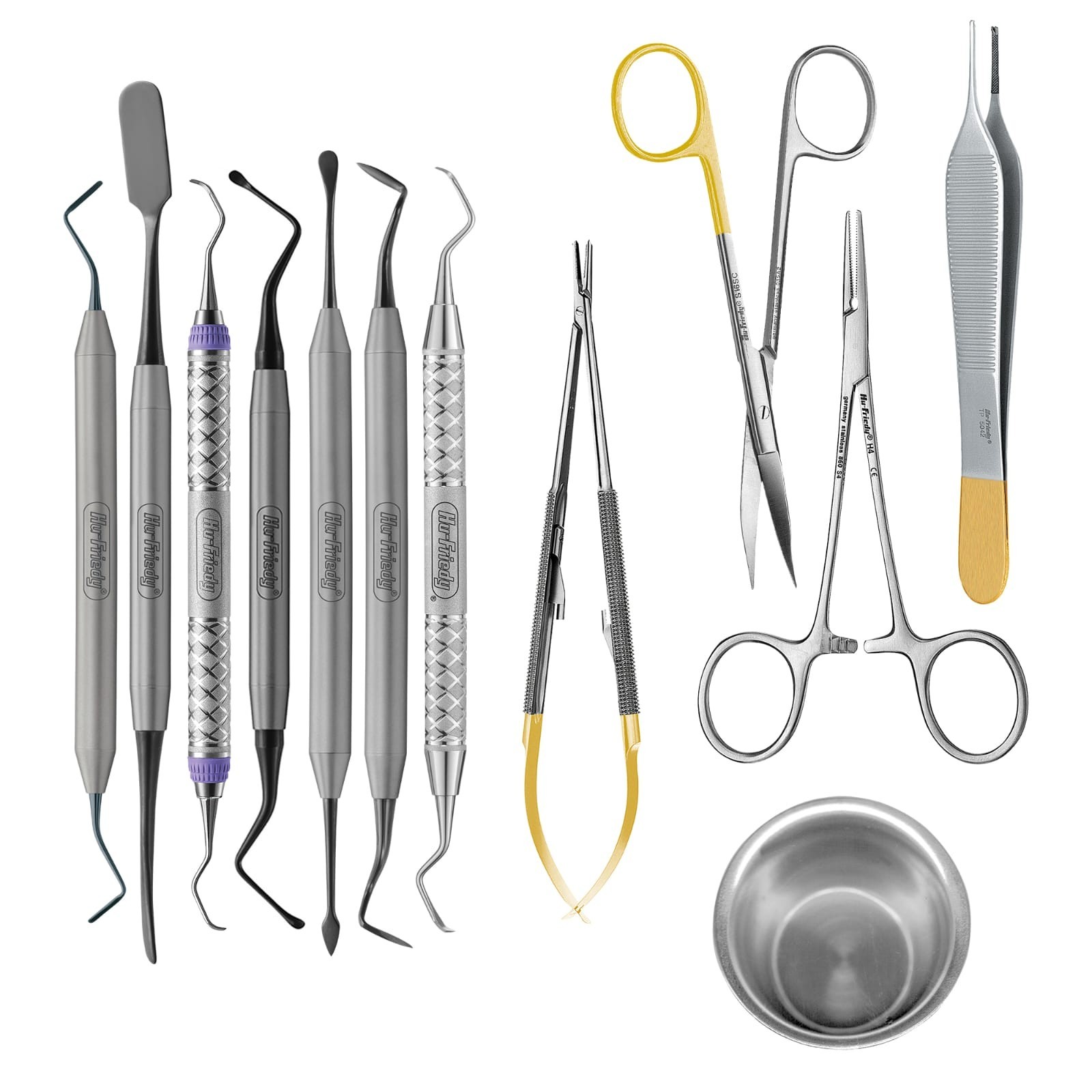 Hu-Friedy New Professional Implant Essentials Kit of 12 pieces