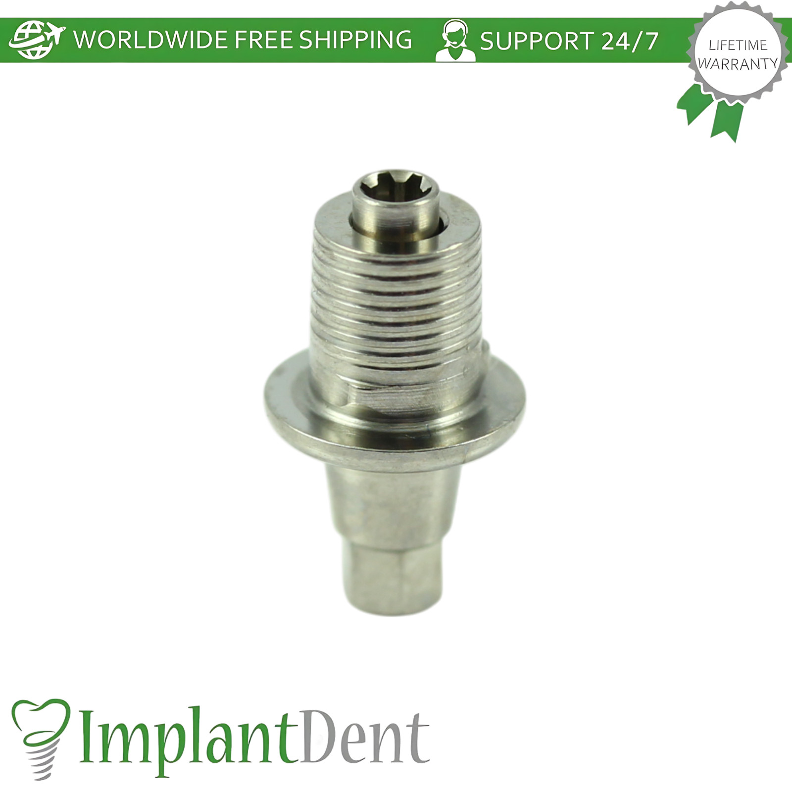 X10 Dental Prosthetic Ø5.5mm Diameter Titanium Base Neodent GM Compatible