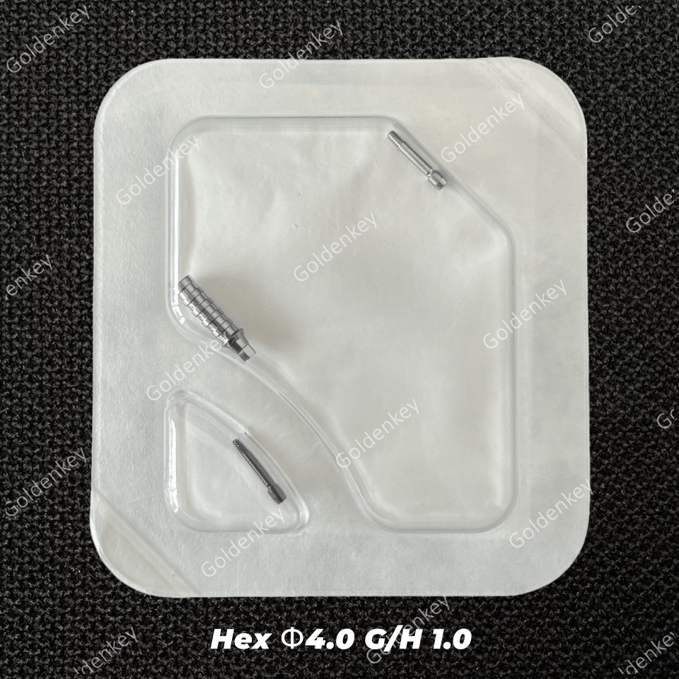 Dental ET Temporary Abutment Mini Regular Hex Non-Hex Ti Screws EbonyGold Osstem
