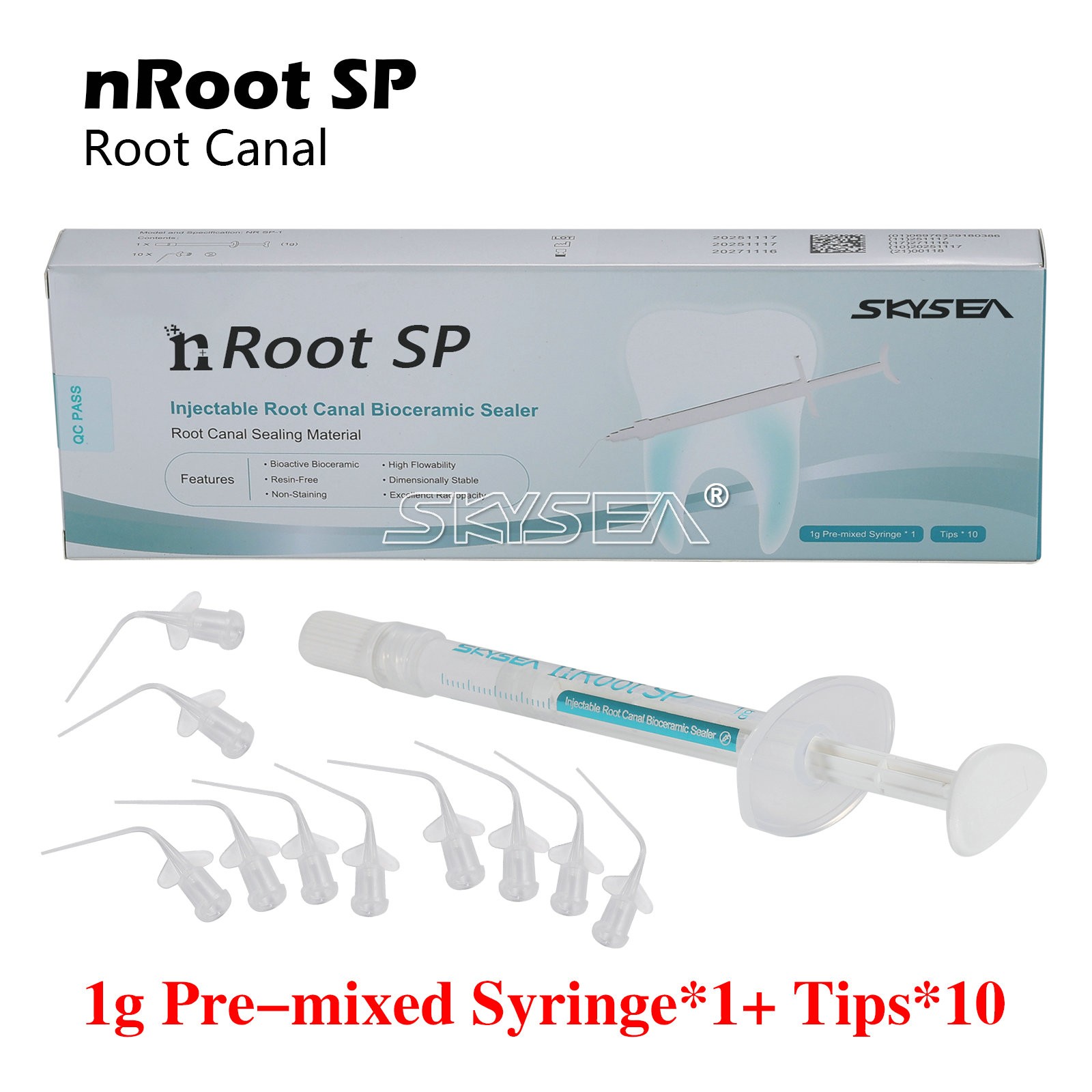 Dental Root Canal Bioceramic Sealer Filling Material Cement Endodontic Sealing