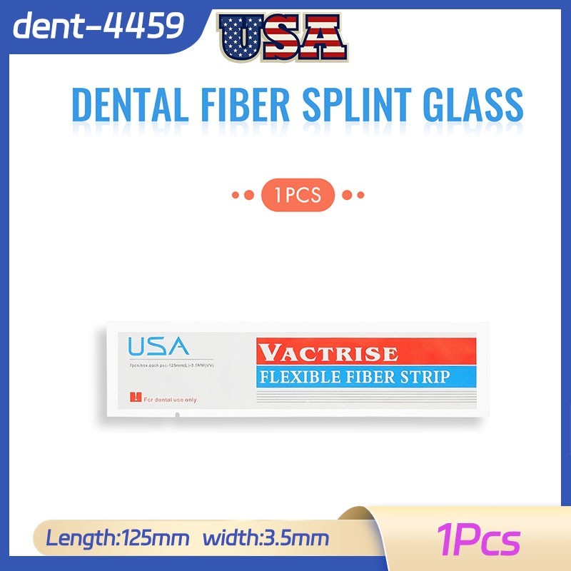 Dental Flexible Glass Fiber Strip Light Cure Bonding Ribbon 125*3.5mm USA