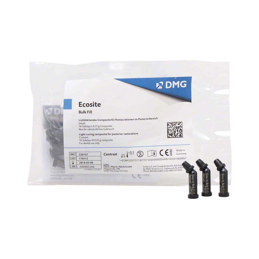 DMG Ecosite Bulk Fill Safetips Refill 16 x 0.25g Safetips Different Shades