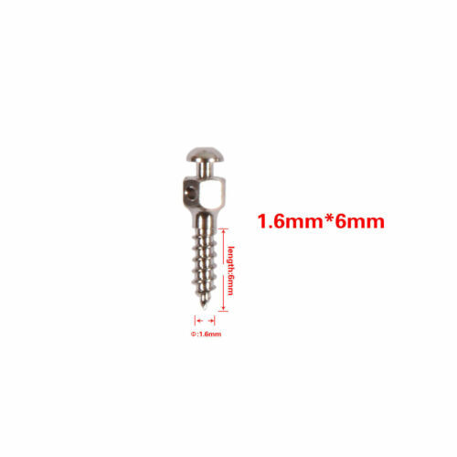 10pcs Dental Orthodontic Mini Implants Screw Titanium Alloy Screws 1.4/1.6/2.0mm