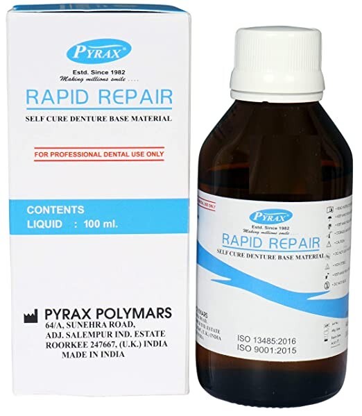 Dental RAPID REPAIR Self Cure Denture Repair Material – Various Shades and Packs