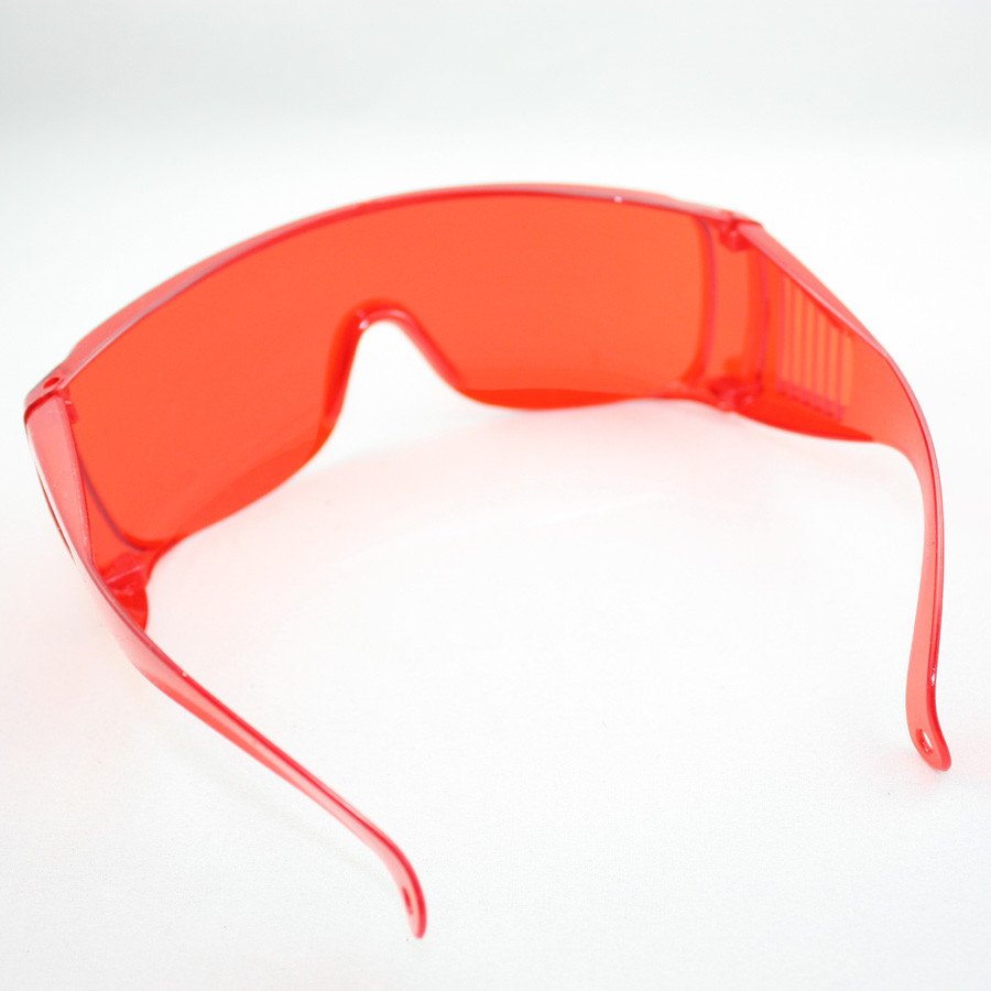 5 PCS Red Protective Goggle Glasses for Dental Curing Light Lab Equipment