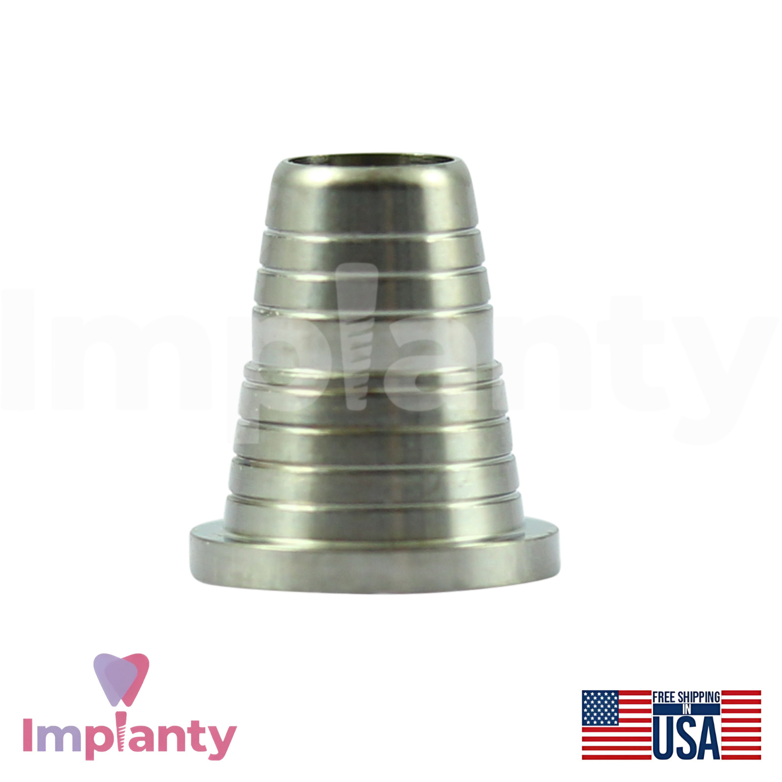 AB Dental Compatible Ø4.9mm Titanium Conical Sleeve For Multi Unit P64