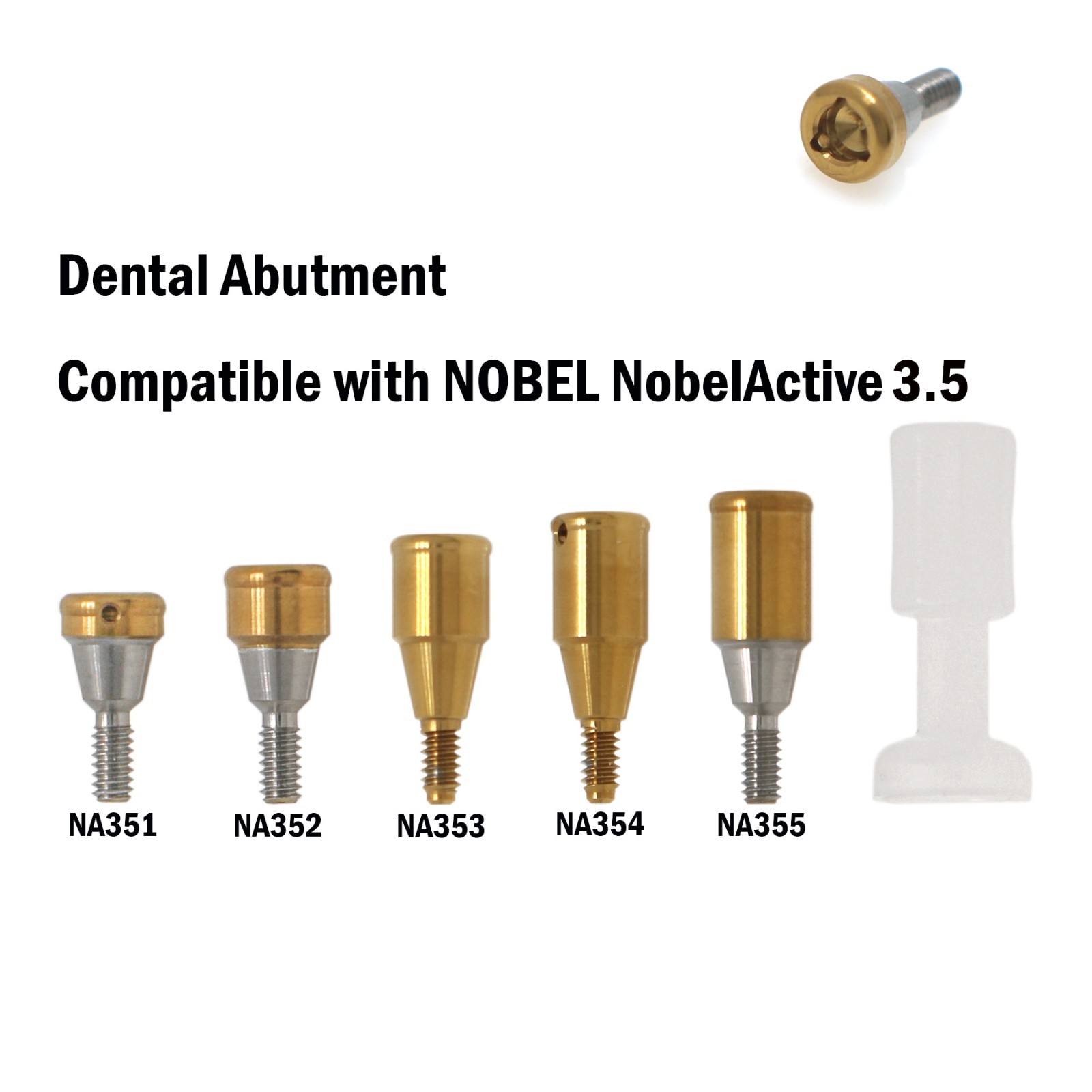 US Locator Abutment NP/RP 1-5.0mm GH Compatible Nobel Biocare Conical Connection