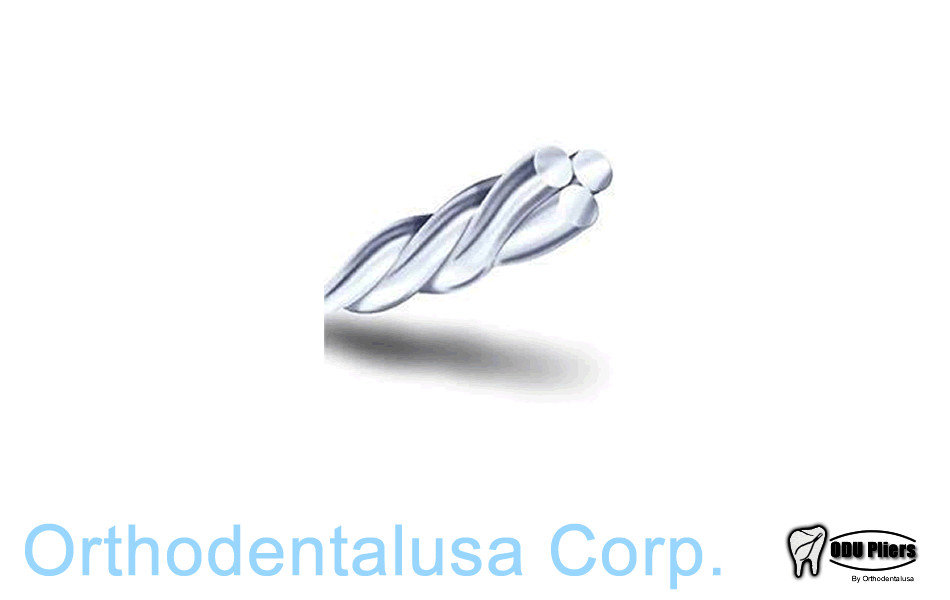 Twist Flex 3 Three Strand Wire STRAIGHT 1 Tube x 10 wires Orthodentalusa Corp