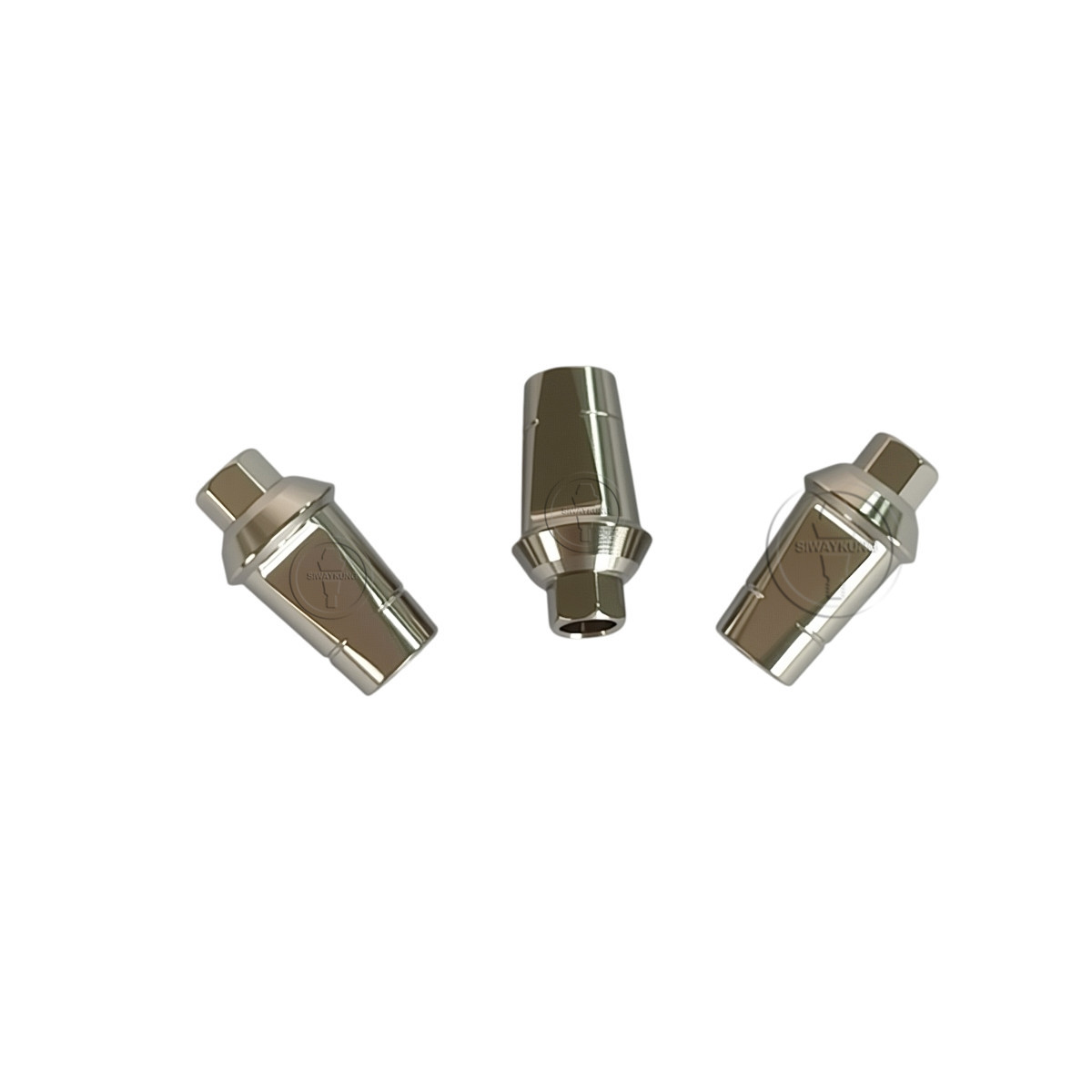 20 pcs Ti cemented abutment Straight abutment fit to Zimmer platform D4.8 D5.5
