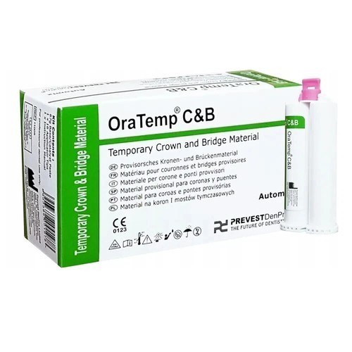 Prevest ORATEMP C&B – 67 gm Temporary crown and bridge material- Automix