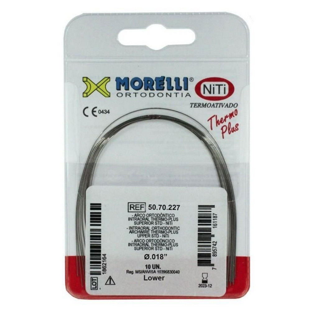 10pcs Dental Morelli NiTi Heat-Activated Thermo Plus Archwire Round Jaw
