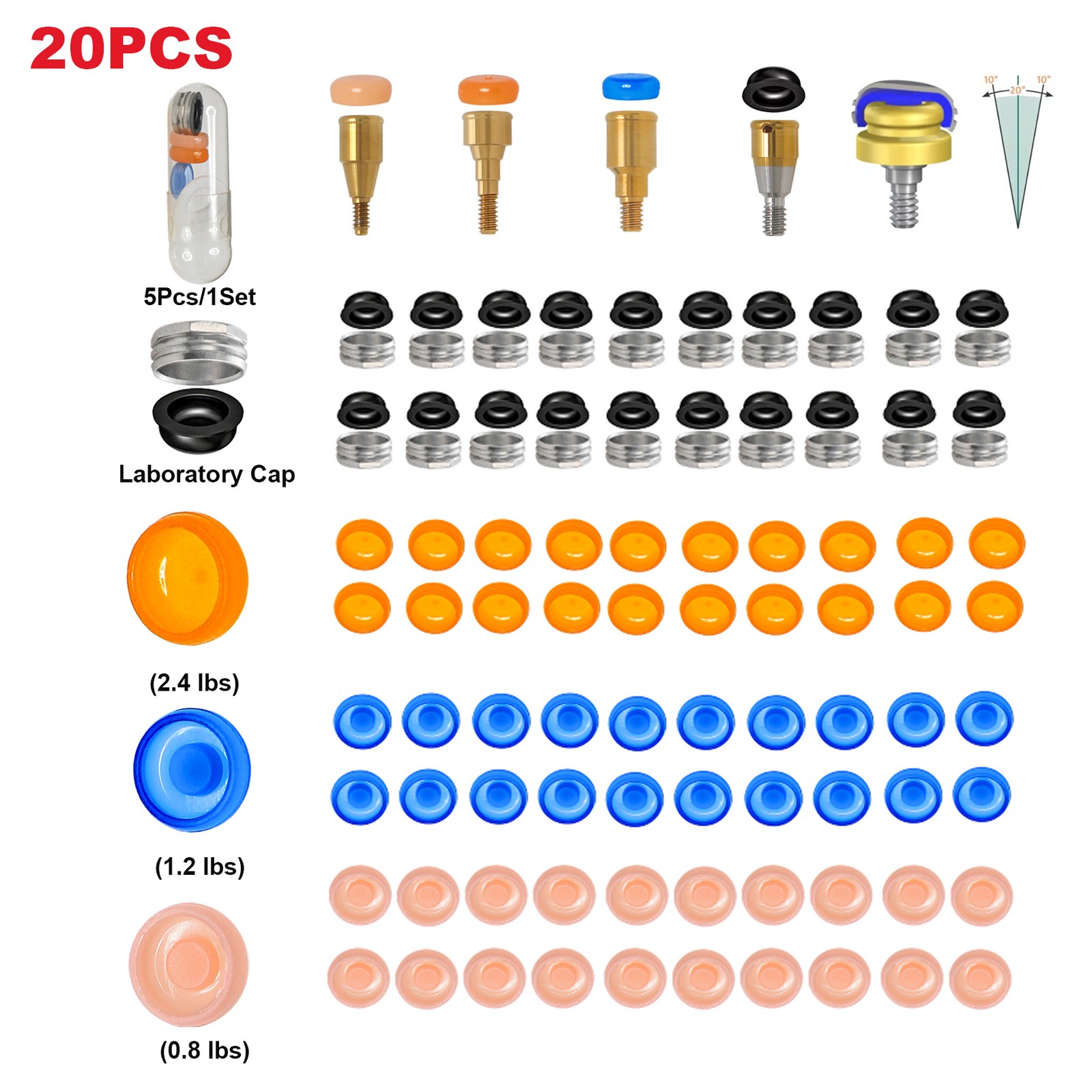 US Nobel Biocare Hex Locator/Healing Cap/Abutment /Impression Coping Accessories