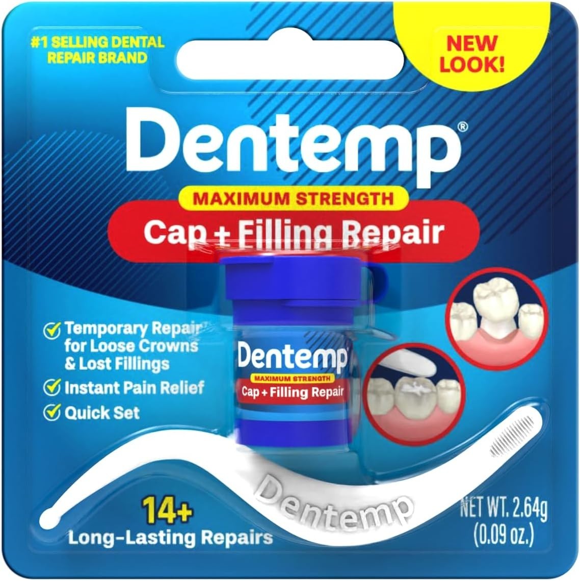 Ultimate Dental Repair Kit: Maximum Strength Loose Cap & Filling Repair – 3 Pack