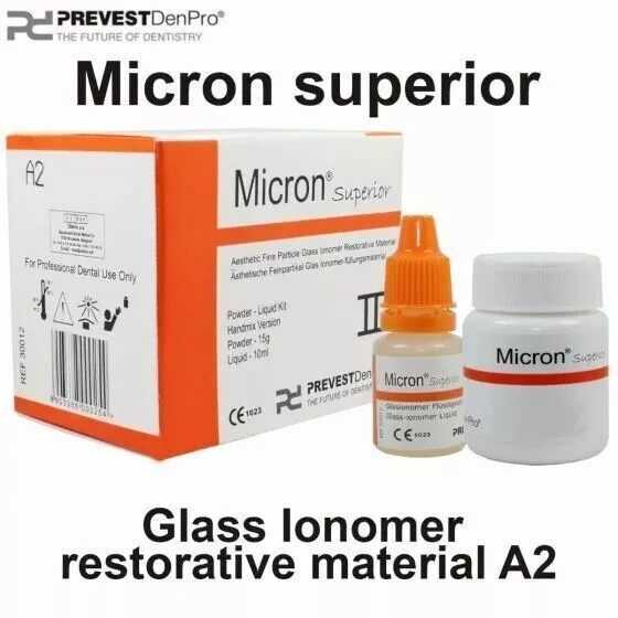 Prevest Denpro Micron Superior2 Glass Ionomer Dental Cement Permanent Resto GIC