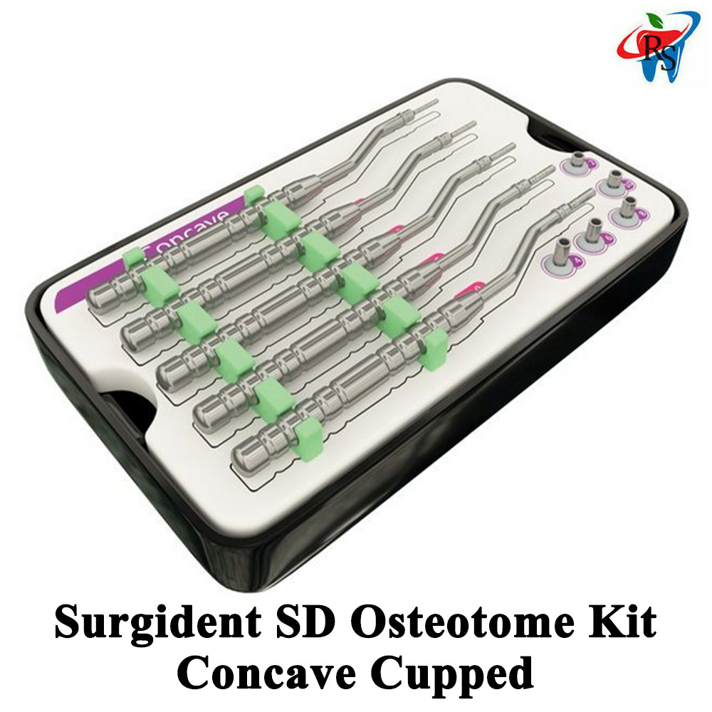 1pcs Dental Surgident SD Osteotome Kit Concave Cupped Surg ical Tool Sinus