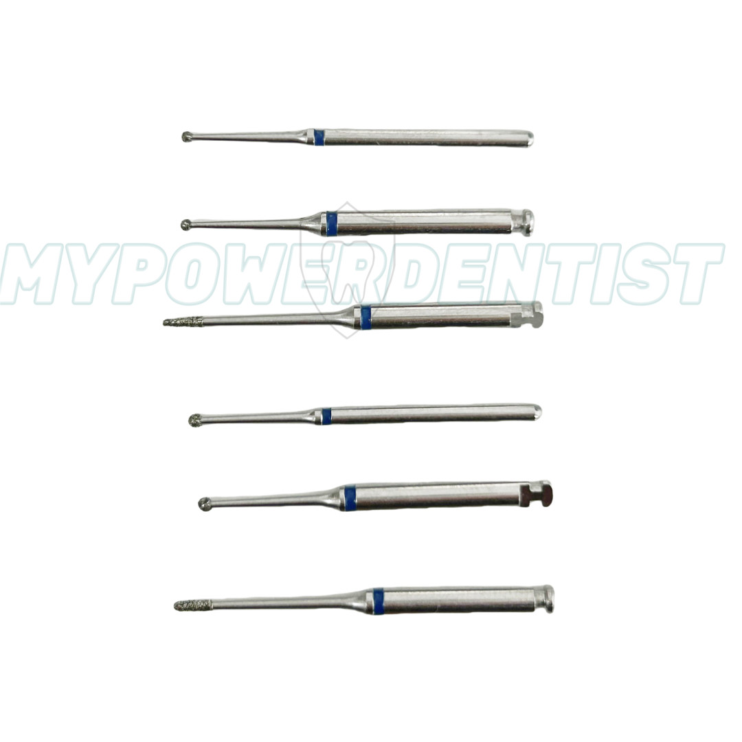 FG77006 Dental Pulpotomy Access Open Pulp Cavity Burs Less Invasive 6Pcs/Kit