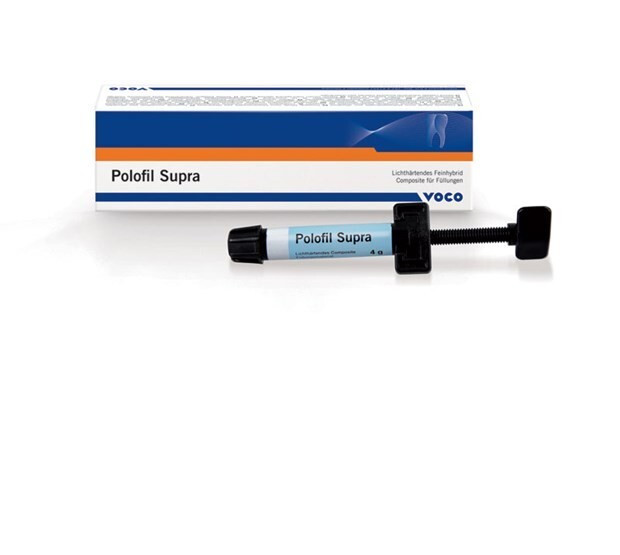 Voco PoloFil Supra Light Curing Micro Hybrid Composite Material 4 gram Syrin