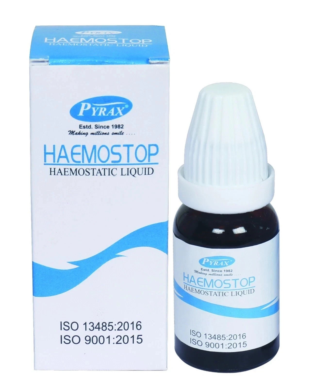 Pyrax Dental Haemostop Haemo static 25% Aluminum Chloride 15ml Buffered Liquid
