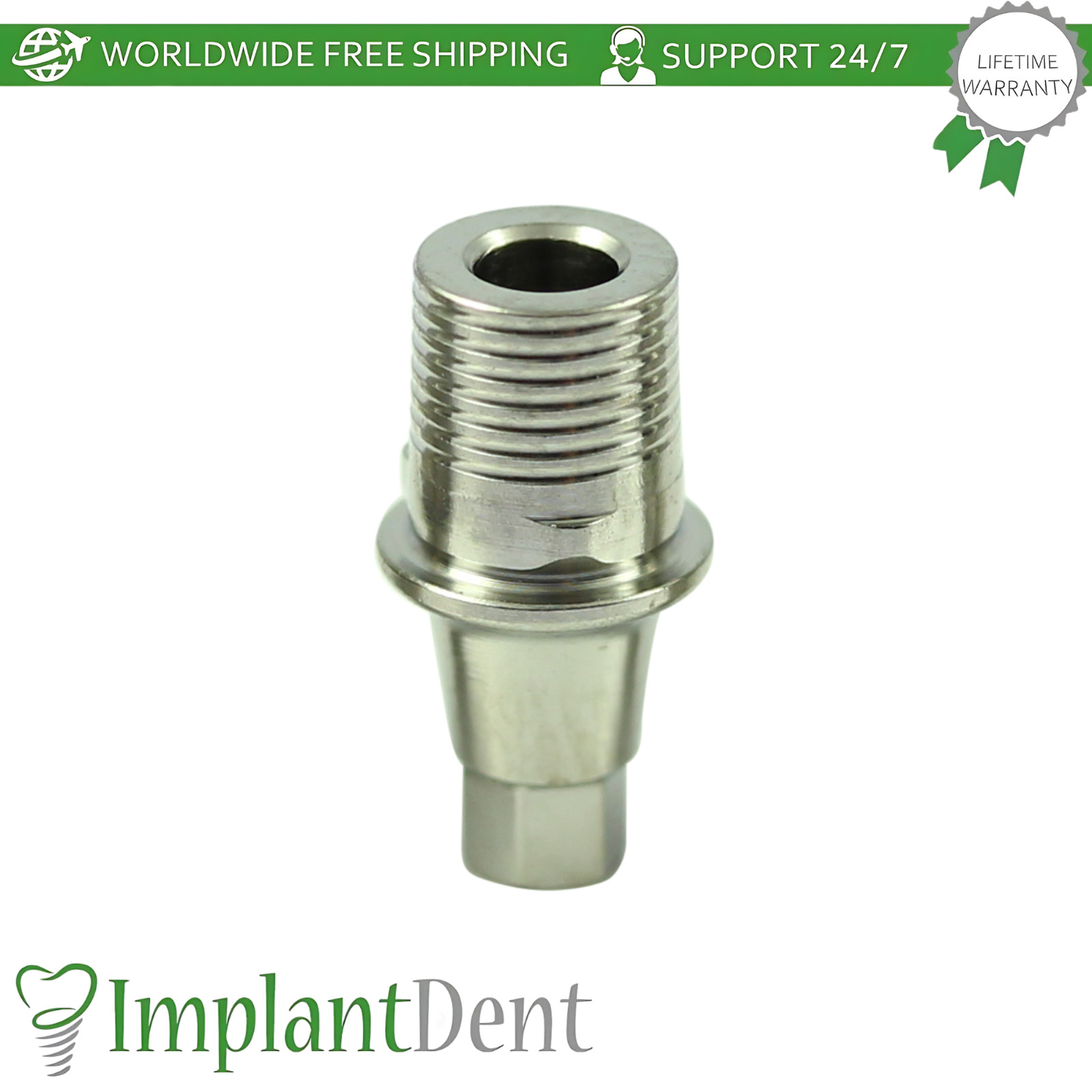 X5 Titanium Base Ø4.5mm Prosthetic Grand Morse Connection Neodent GM Compatible