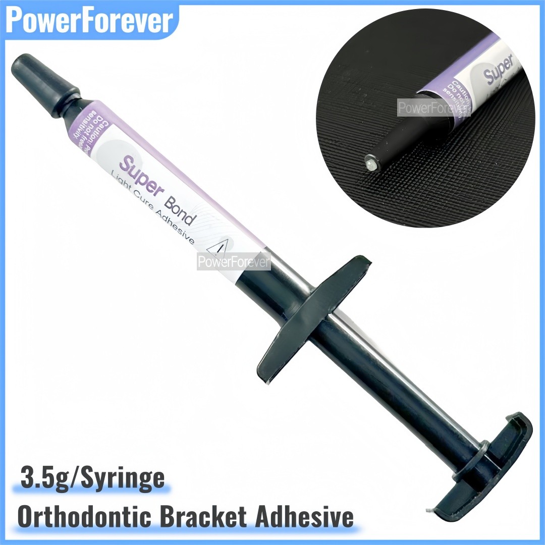 3.5g Dental Super Bond Paste Light Cure Direct Orthodontic Brackets Adhesive