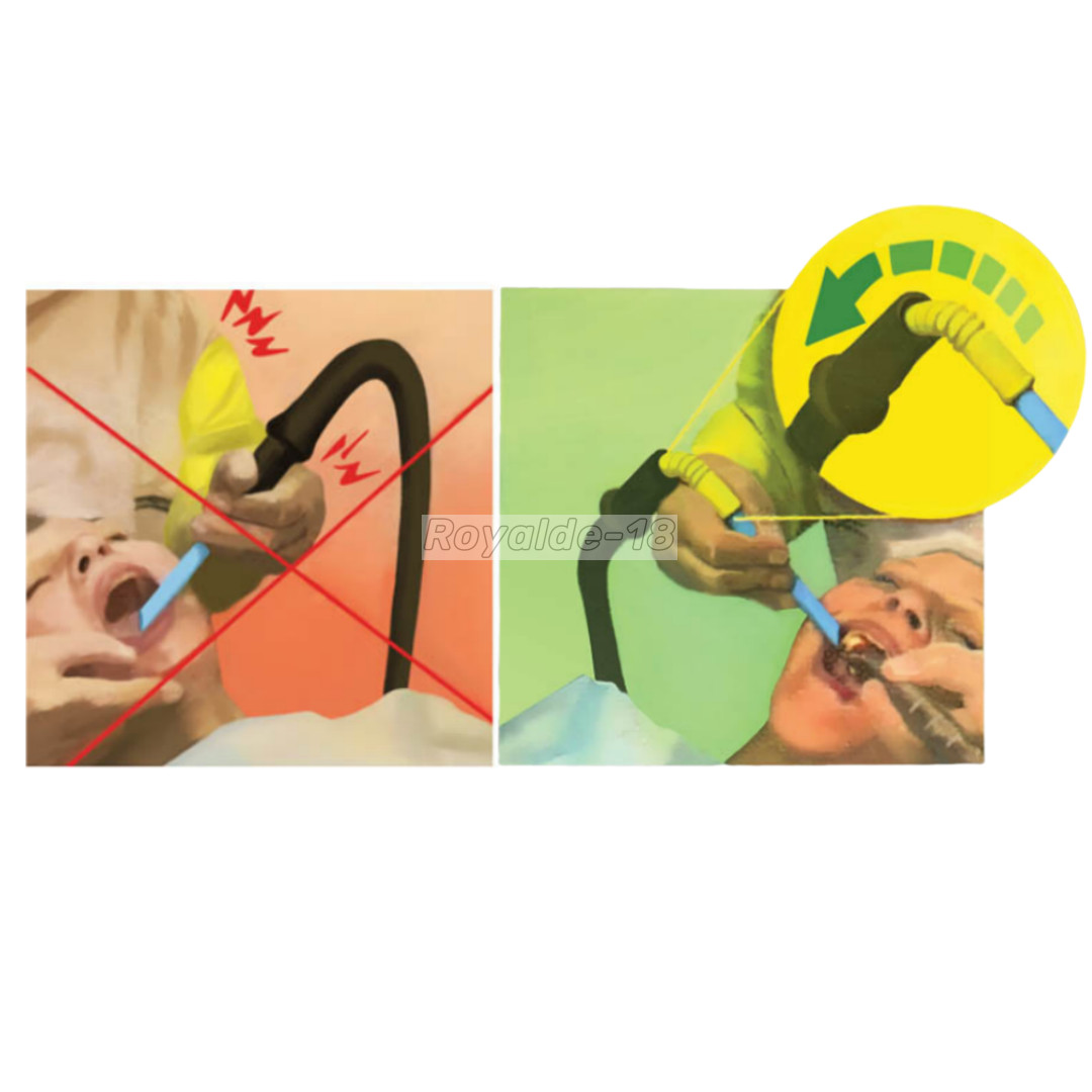 Dental Suction Tube Adapter Brush Dental Saliva Ejector Tips Converter 3Sizes