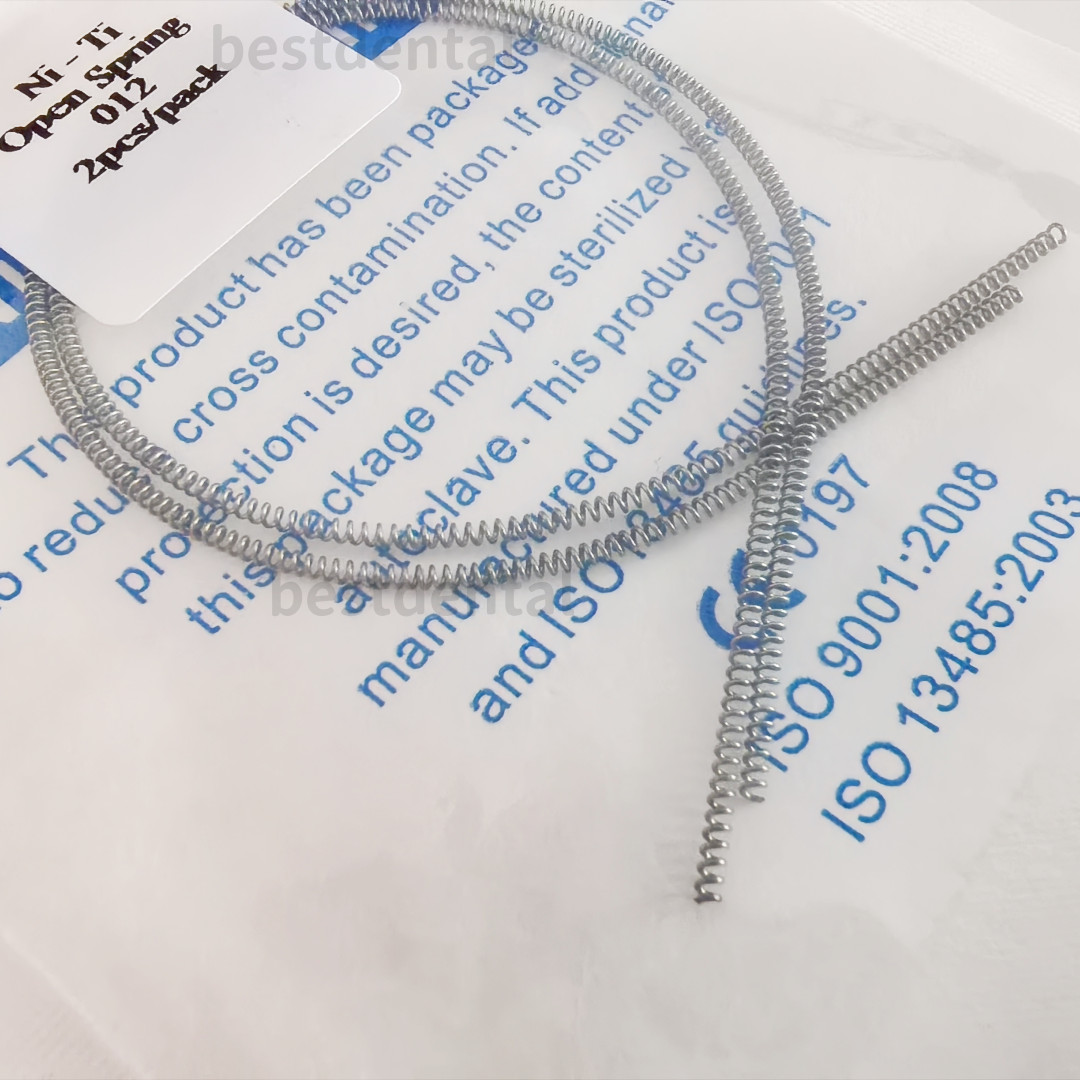 Dental Orthodontic Open Coil Spring NITI Elastic Springs 0.010/0.012 ﻿